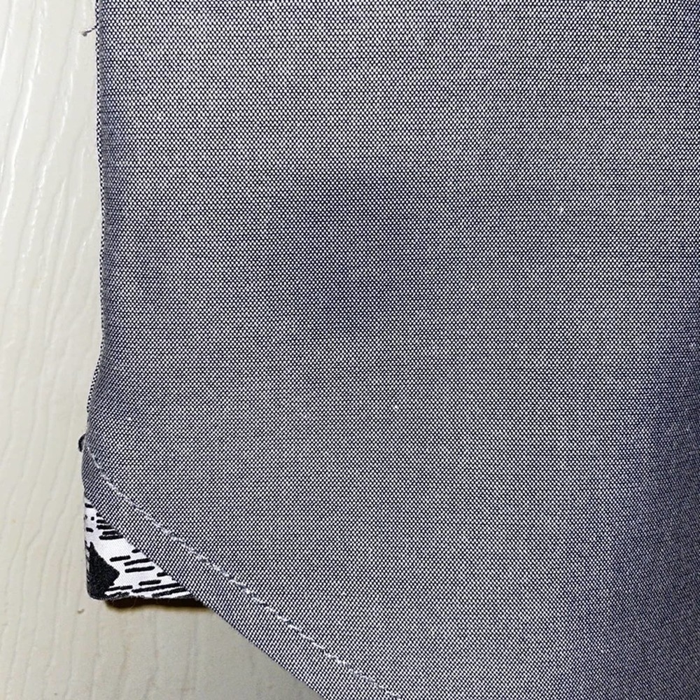 TRUTH.SUBSTANCE | Mens' short-sleeved button down shirt in grey Size Large - Picture 6 of 12